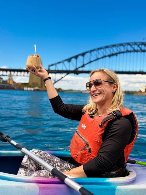 Ice Cream on Sydney Harbour with Sydney By Kayak