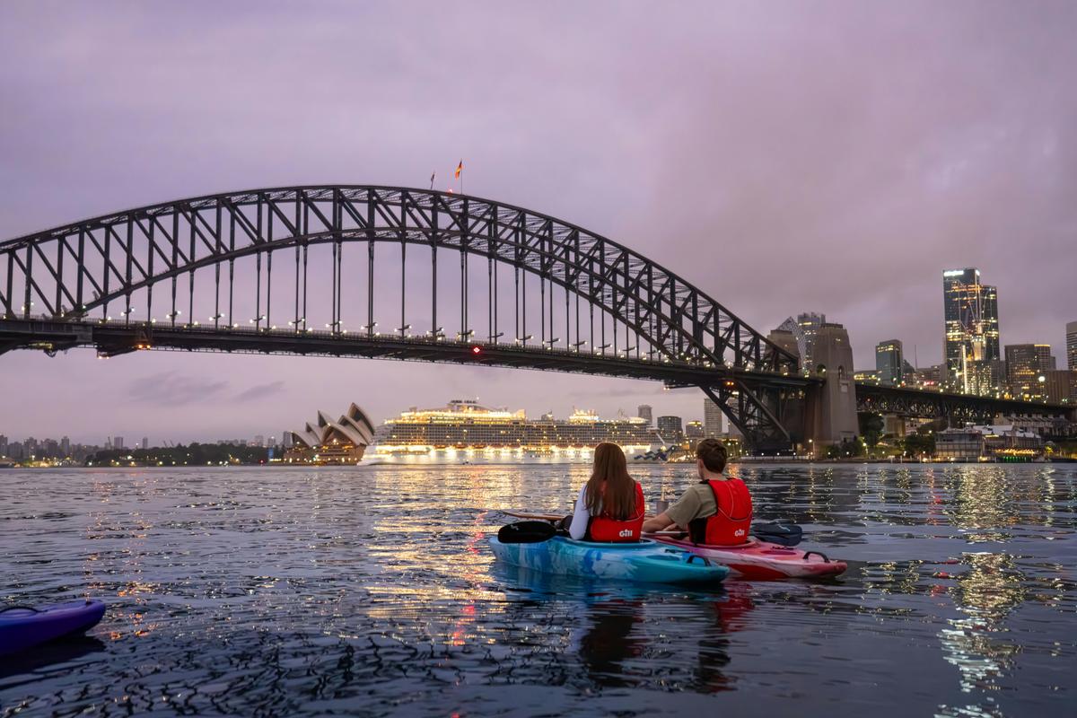Exclusive Private Couple's Champagne Breakfast tour on Sydney Harbour with Sydney By Kayak.