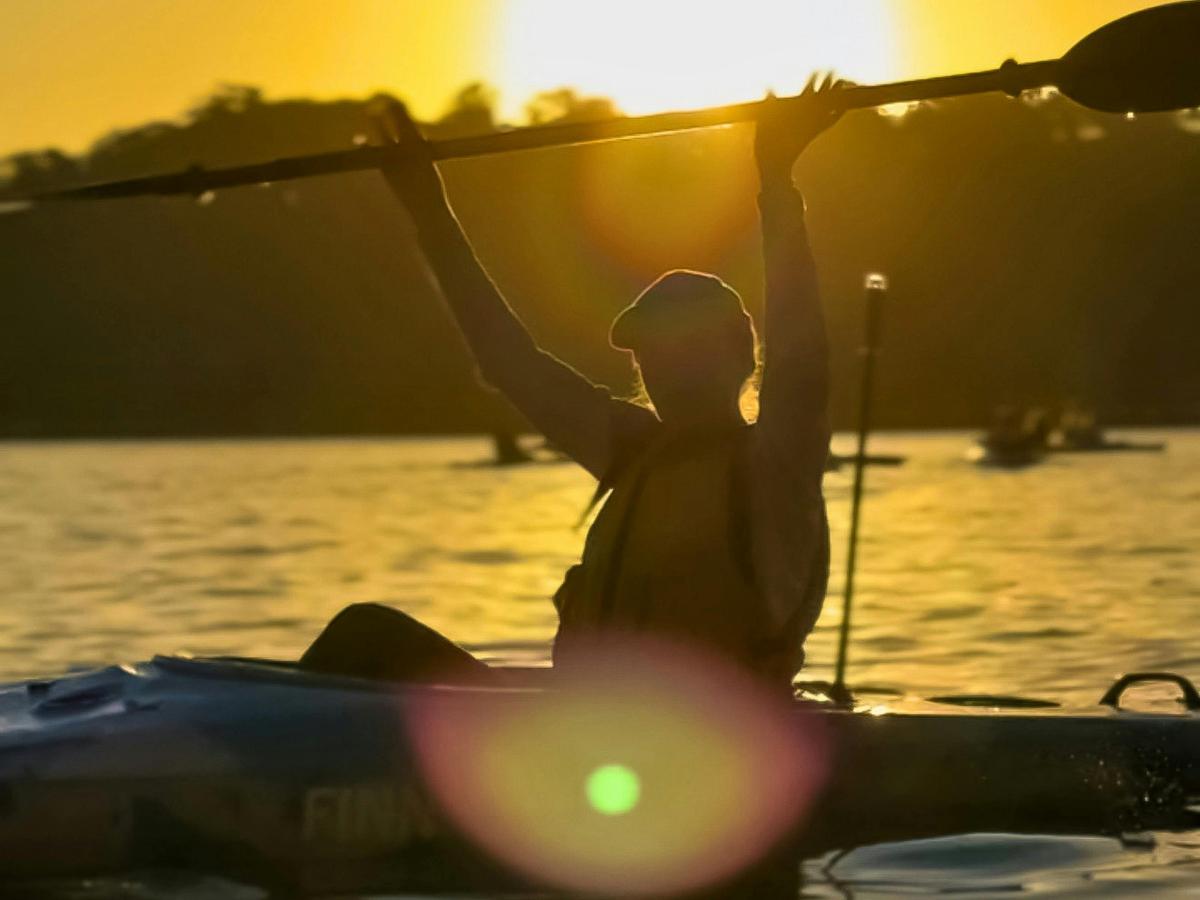 See Sydney's sunset with Sydney By Kayak's beginner friendly Sunset Kayak on Sydney Harbour tour.