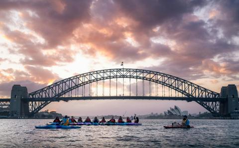 Sydney Harbour Bridge Tour by kayak! Paddle beneath the Harbour Bridge.