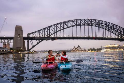 Celebrate special moments in Sydney with barista made coffee and champagne from you kayak!