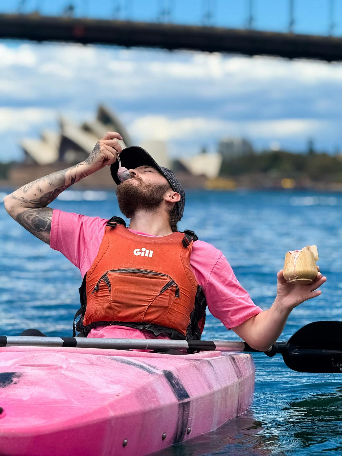 It's one of the best gelato Ice Creams you can have in Sydney - even better it's from you own kayak!