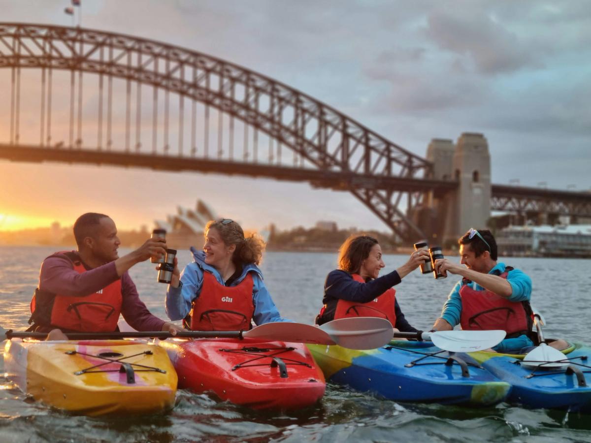 Sunrise Kayak and Coffee on Sydney Harbour