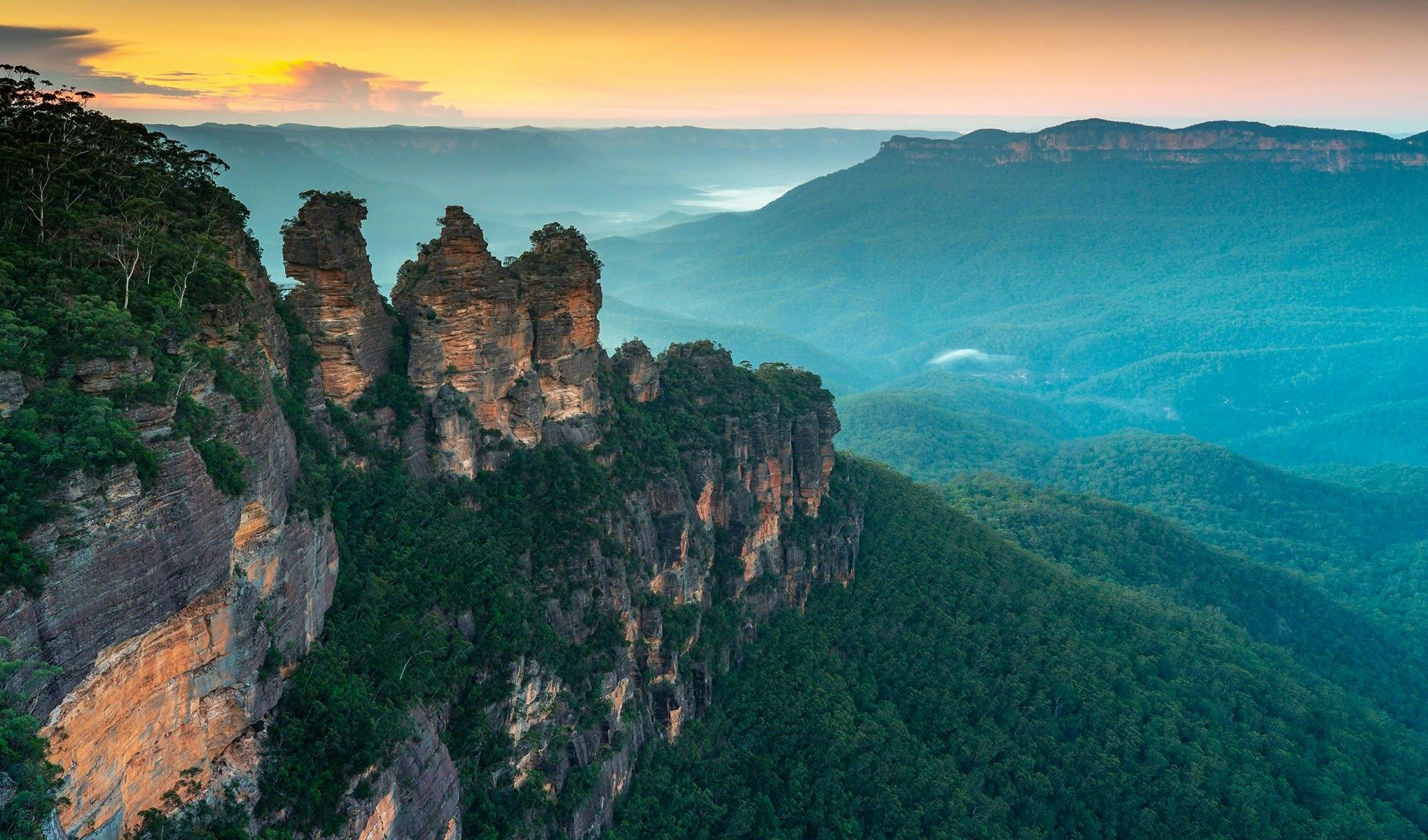 Spectacular Three Sisters in the Blue Mountains