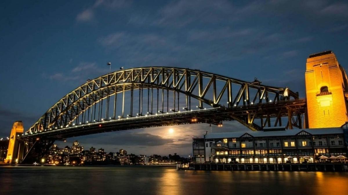 Sydney By Night Scenery