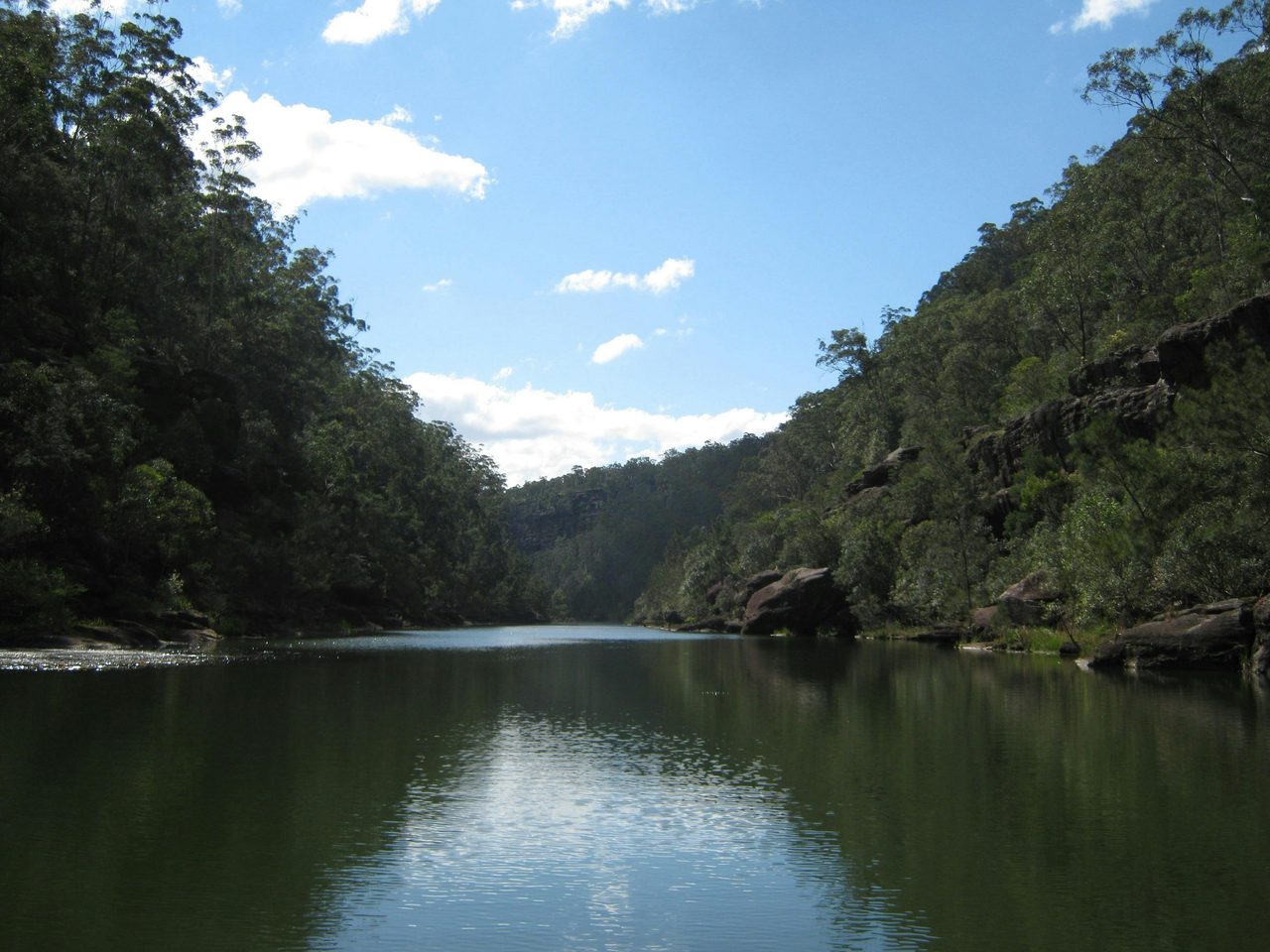 warragamba gorge not far from the dam wall. amazing place.