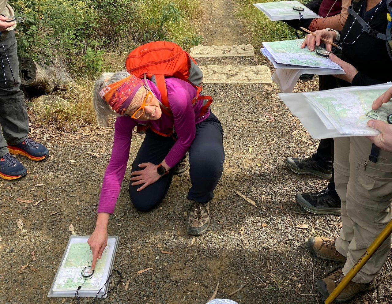Navigation Instructor, Caro Ryan, explains how compass and map interact