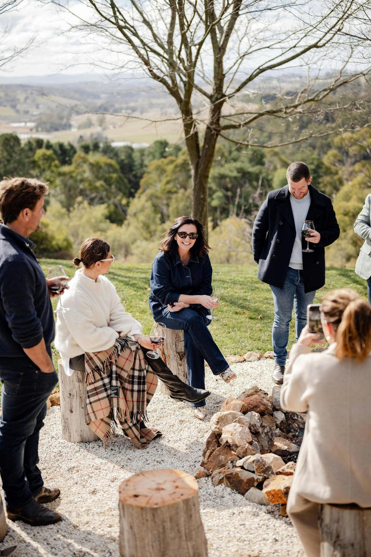 Fireside Picnic for couples or a group of friends