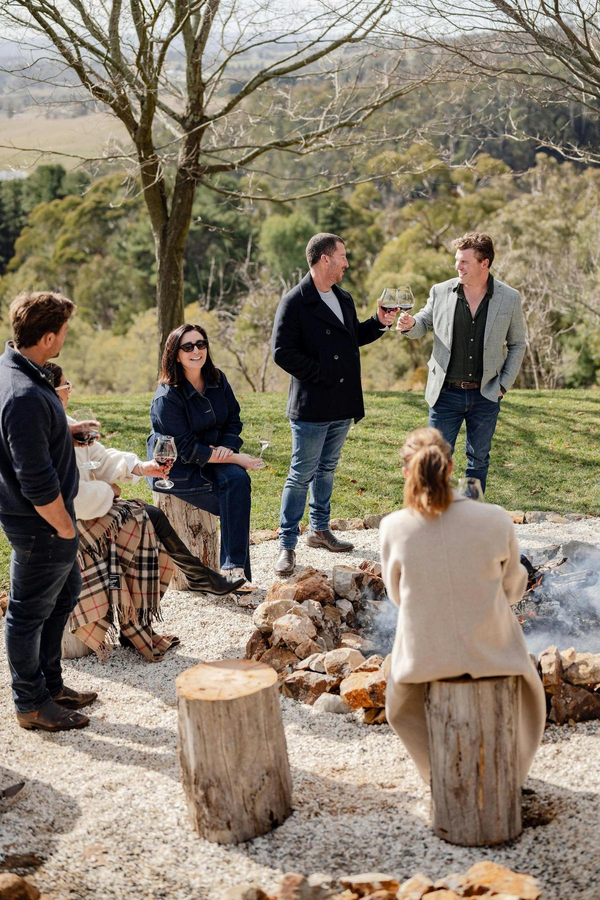 Fireside Picnic with family and friends