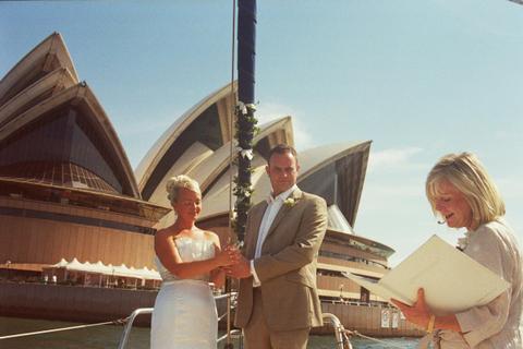 A wedding with an unforgettable backdrop!