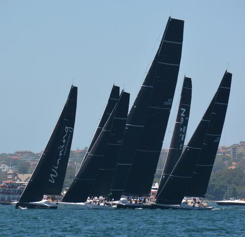 Start line in Rose bay