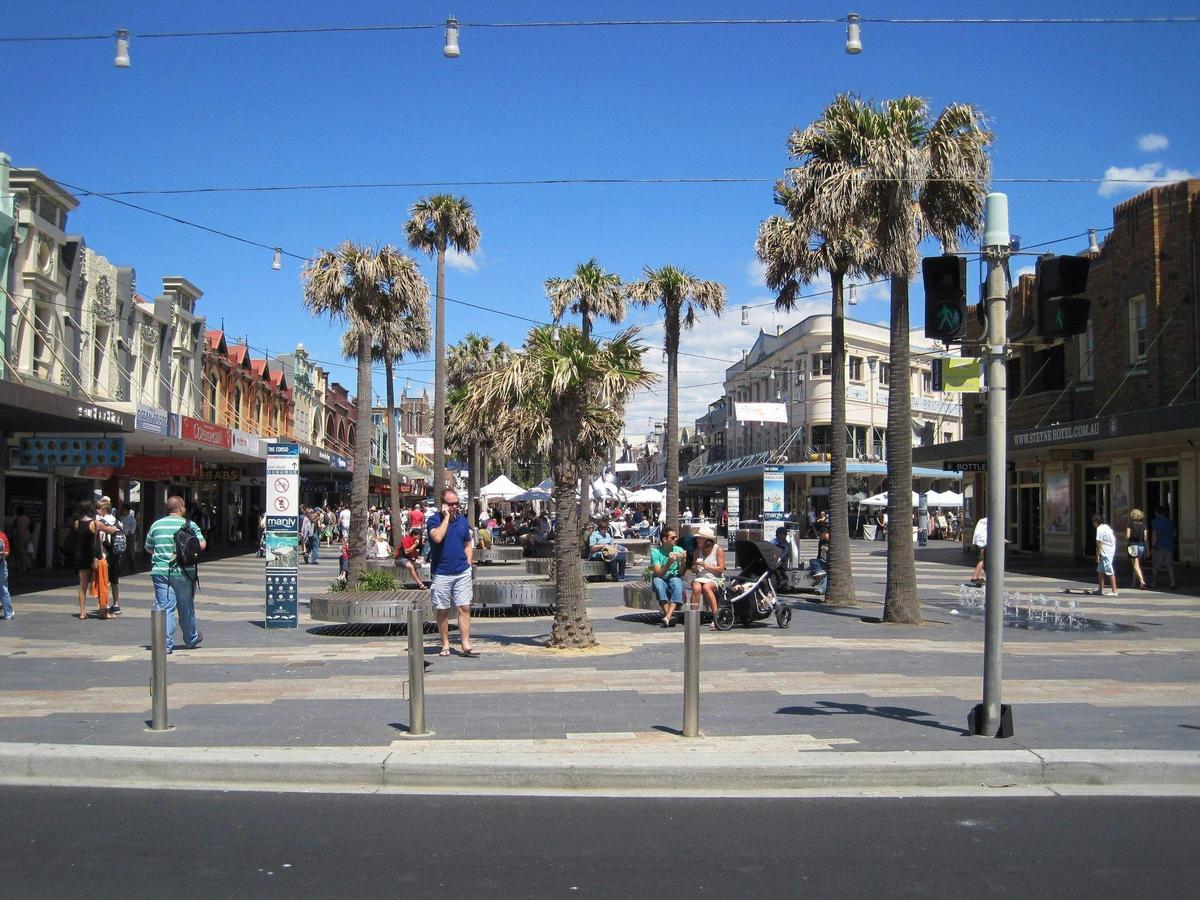 Manly walking street