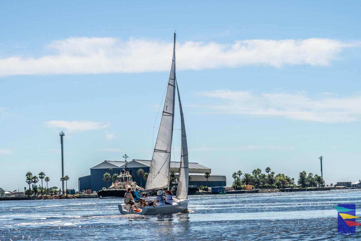 Family Sailing on Newcastle Harbour