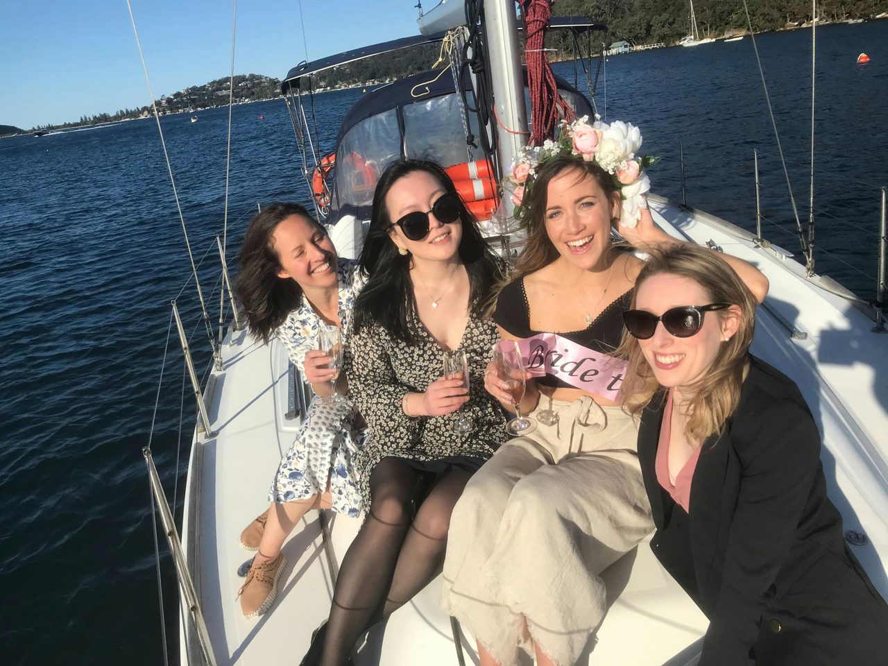 Guests enjoying a Taylor Made Escapes skippered yacht charter