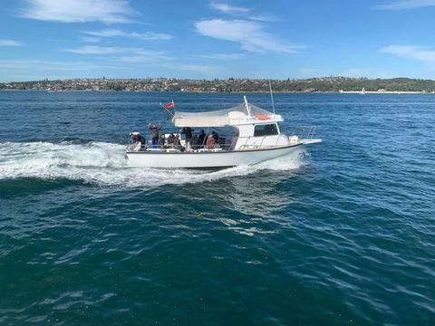 Sydney Charter Fishing boat