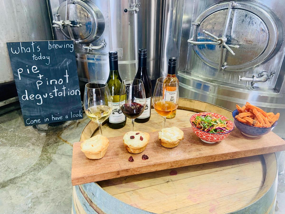 Pie and Pinot degustation