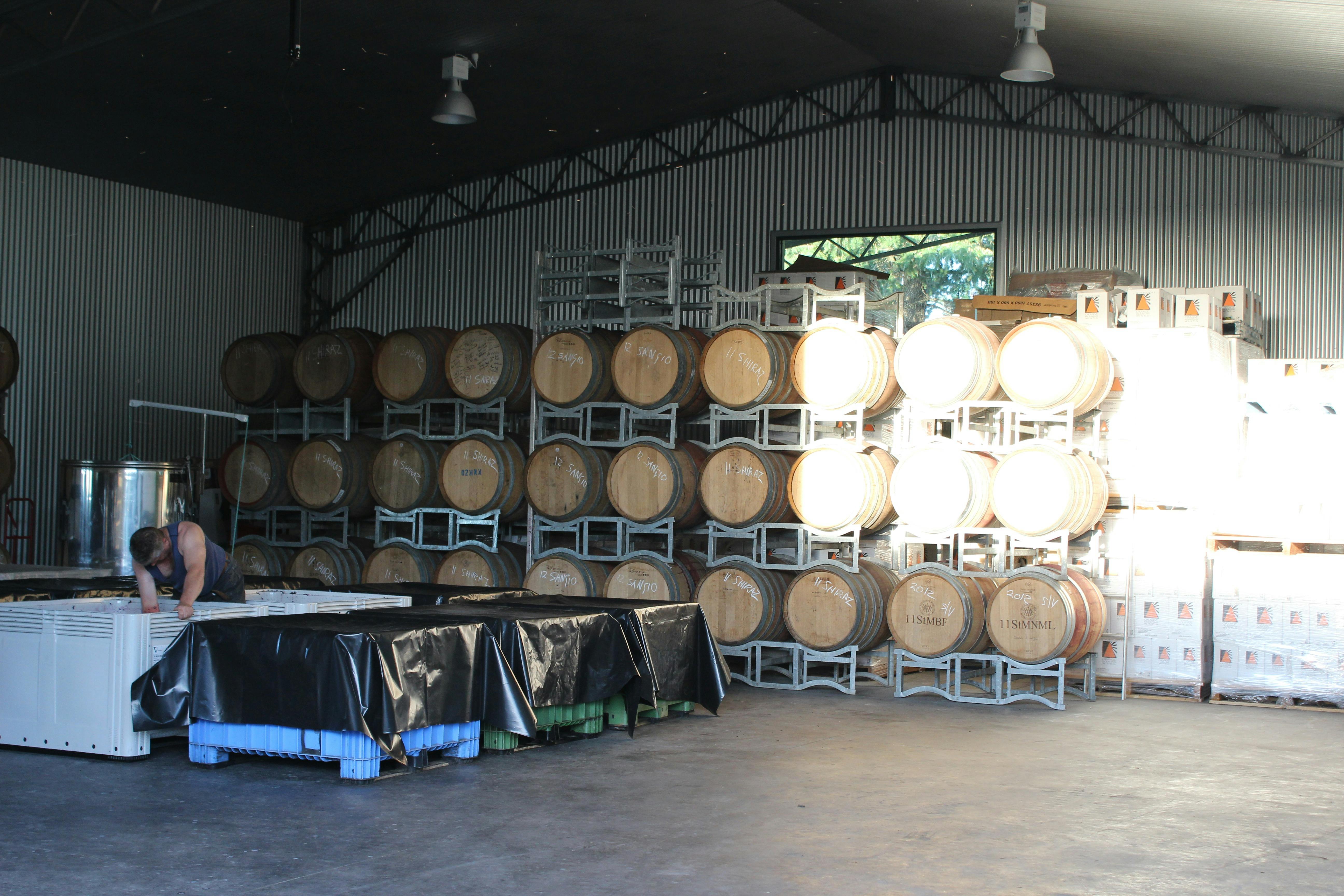 Barrel room