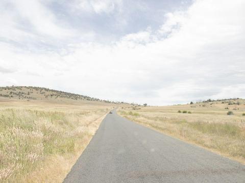 A stretch of a country road in The Snowies