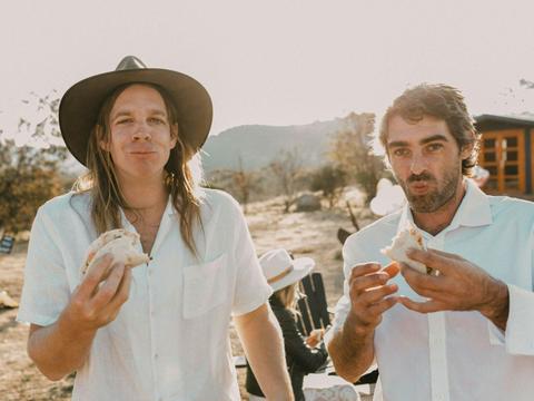 Enjoying tacos at Dalgety Brewing Co