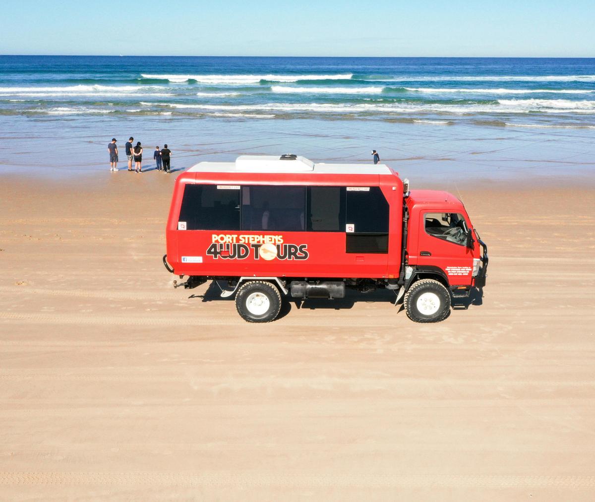 4wd on beach 2