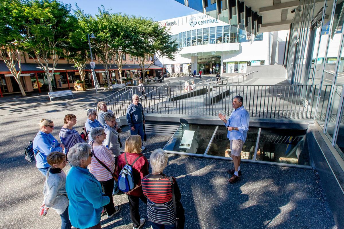 What is underneath Port Macquarie Glasshouse - Port Macquarie Walking Tours