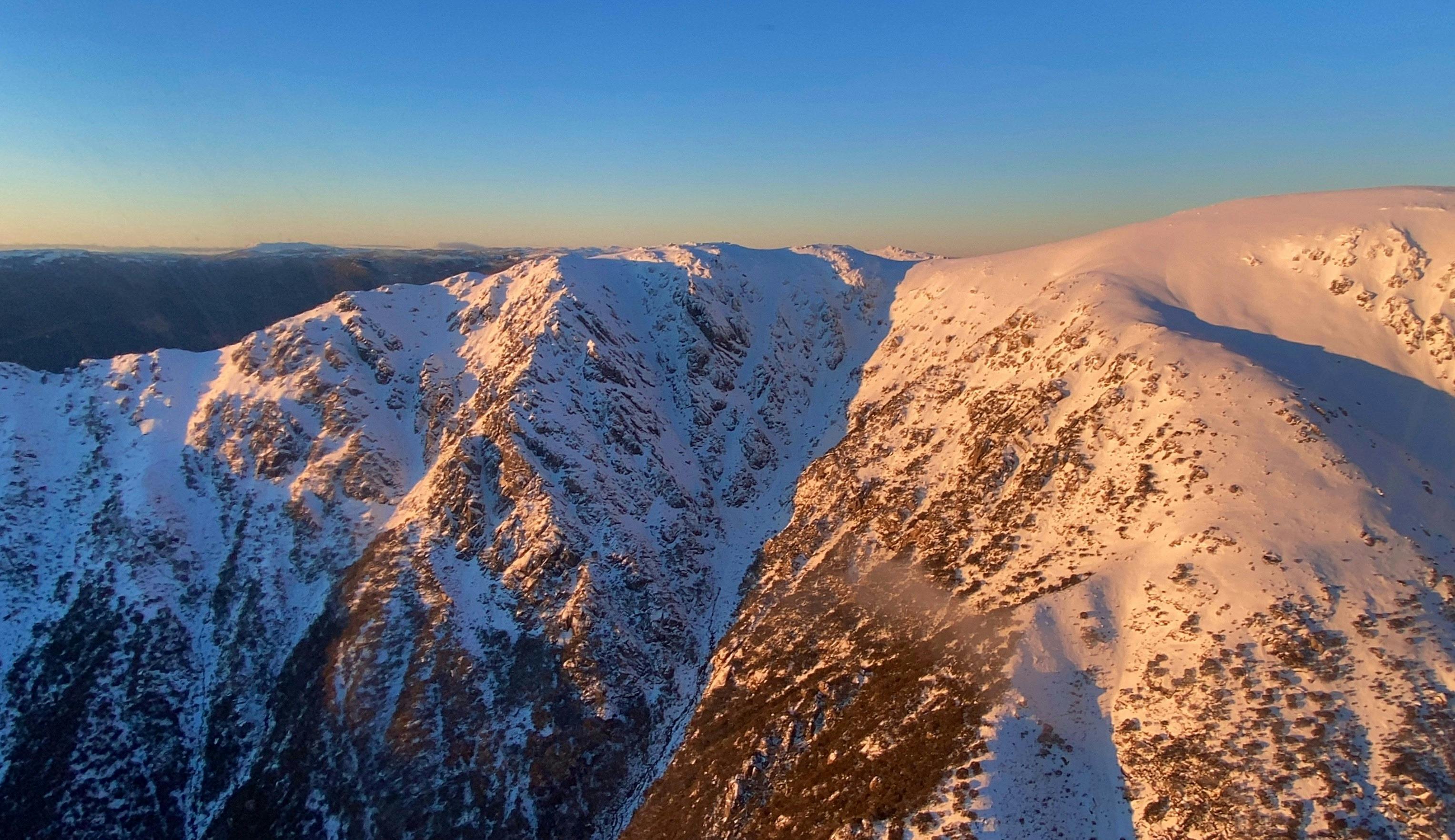 Main Range at sunset