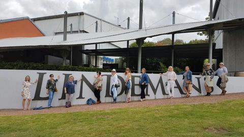 Group photo at Lindemans