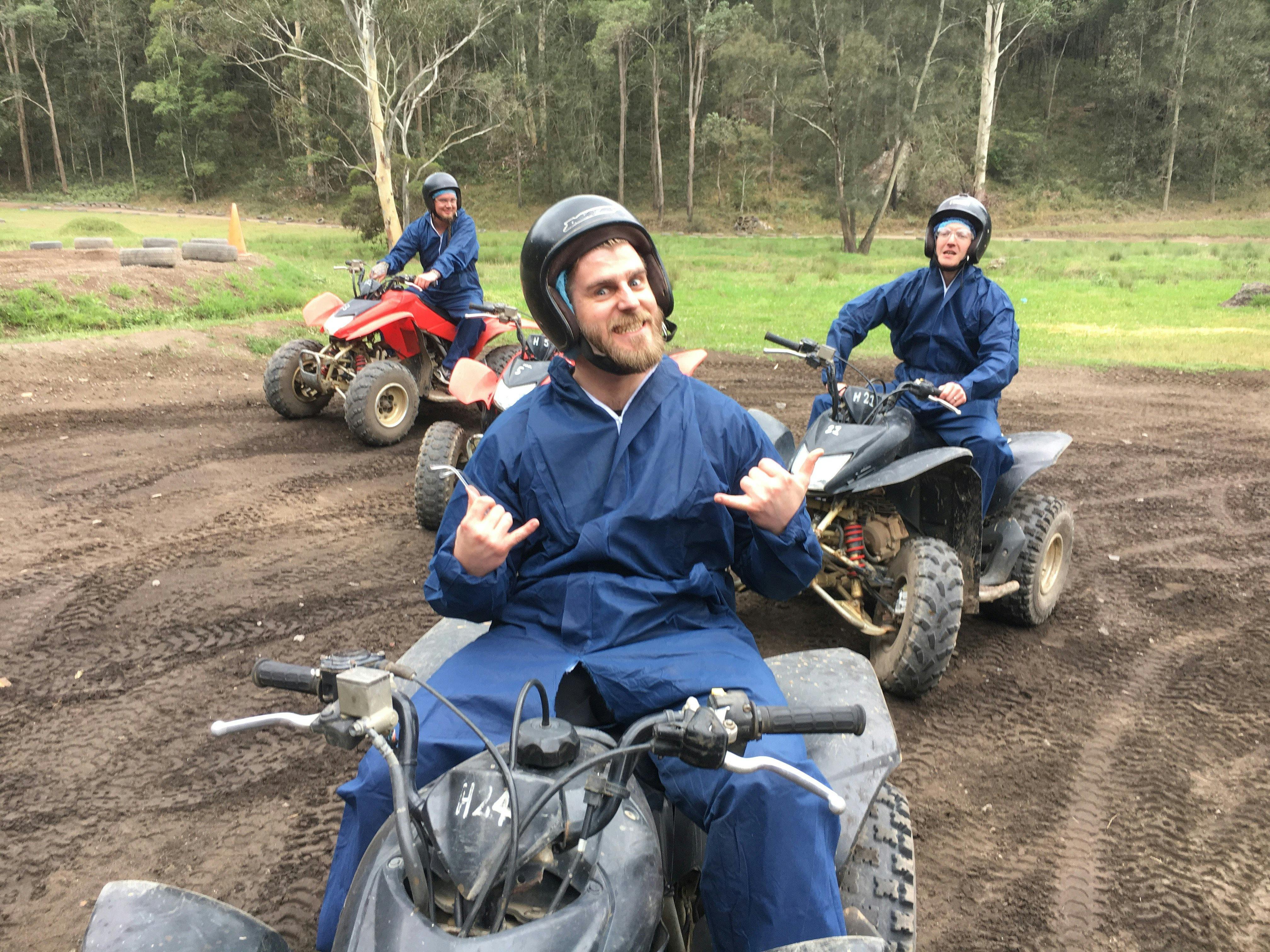 Quad Biking action