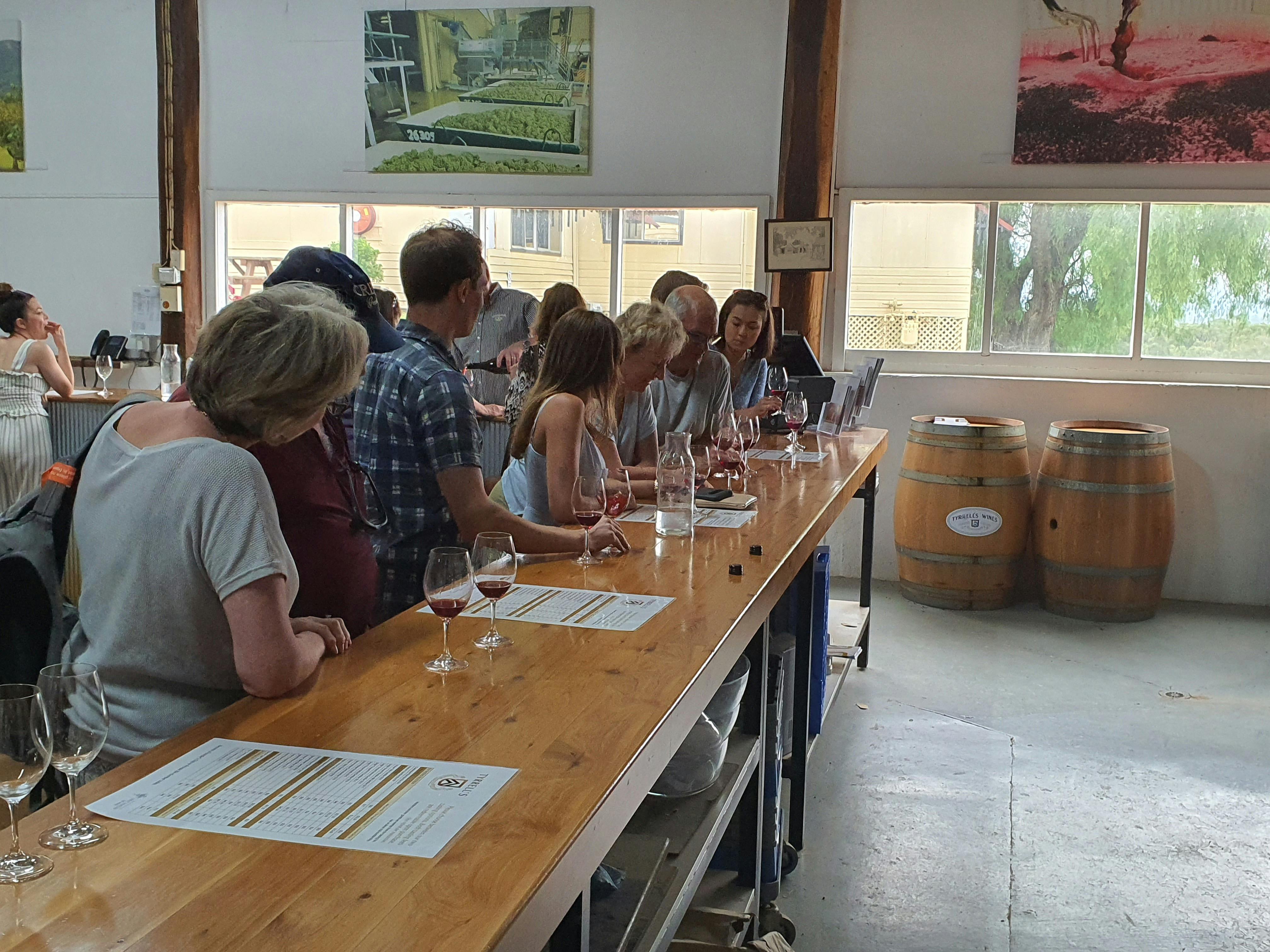 Hunter Valley wine tour. Taste wine from the oldest wine region in Australia