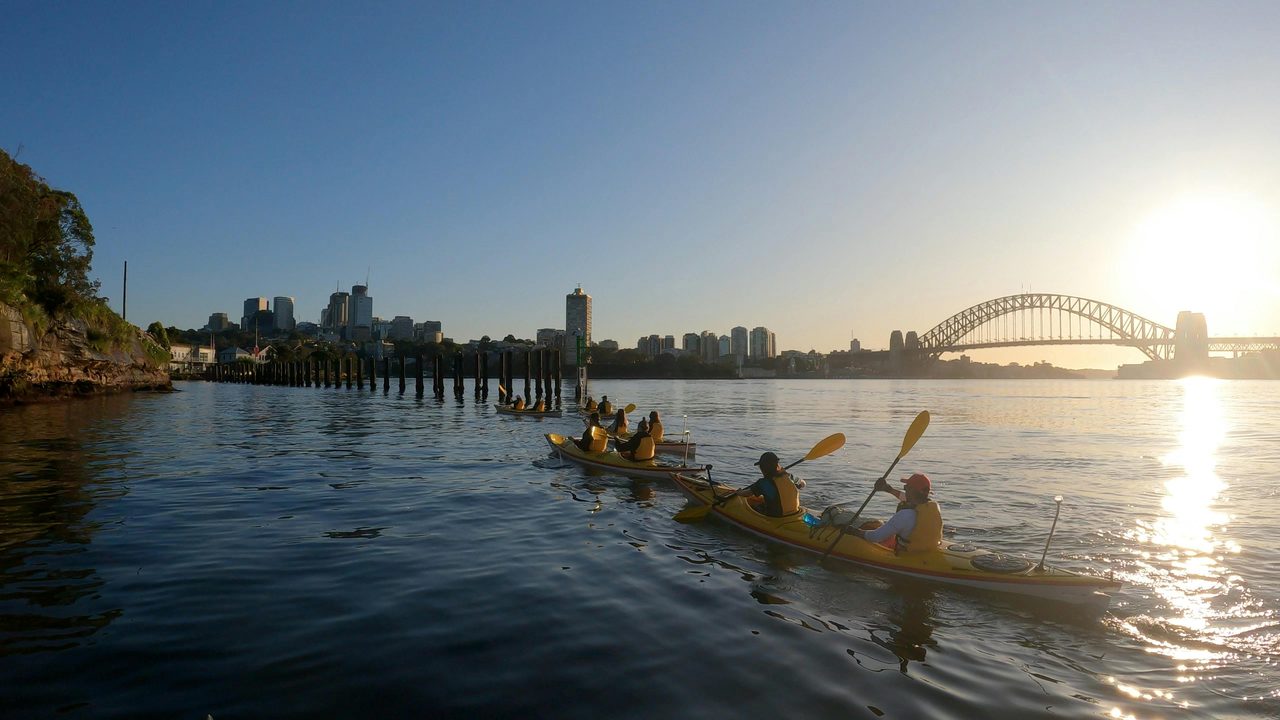 Beautiful early light on Sydney Harbour