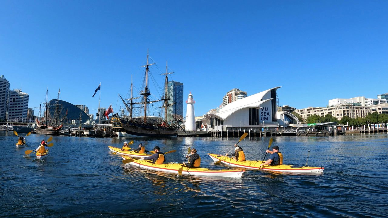 Darling Harbour Kayaking Tour at Australian National Maritime Museum