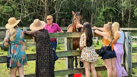 wine tasting and farm experience