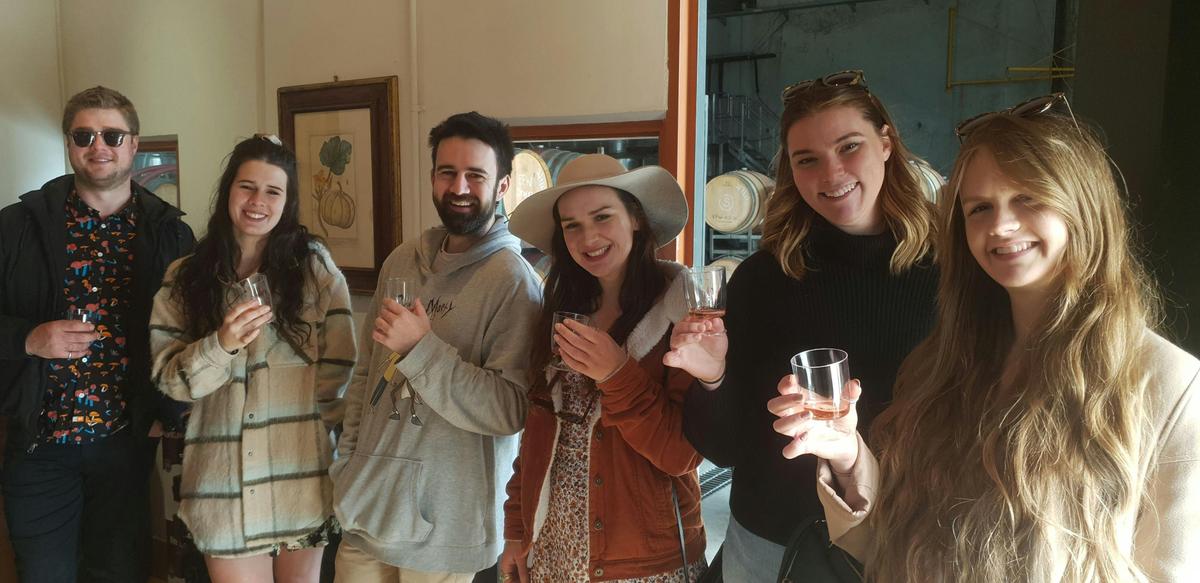 wine tasting group