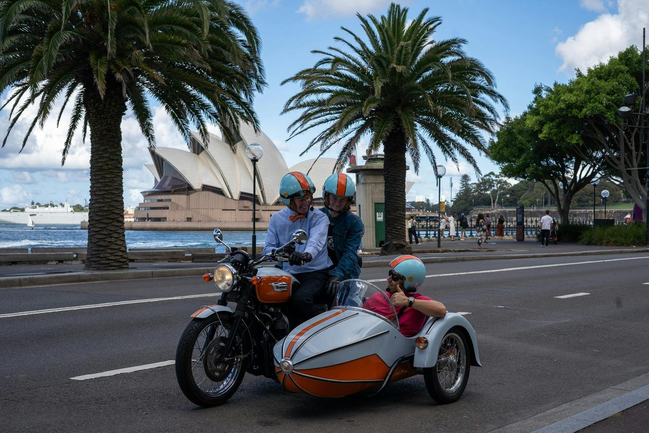 Room for two passengers - the TWO best seats in the house!