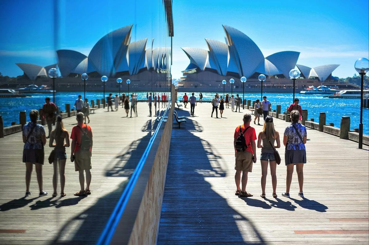 Sydney's iconic sights form all the right angles