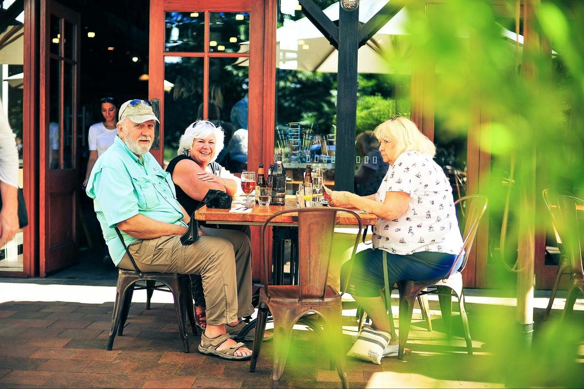 Local cuisine in a stunning setting