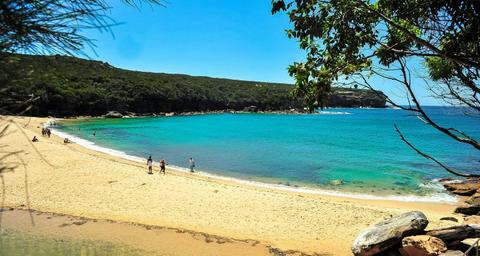 Secluded beaches at Royal National Park