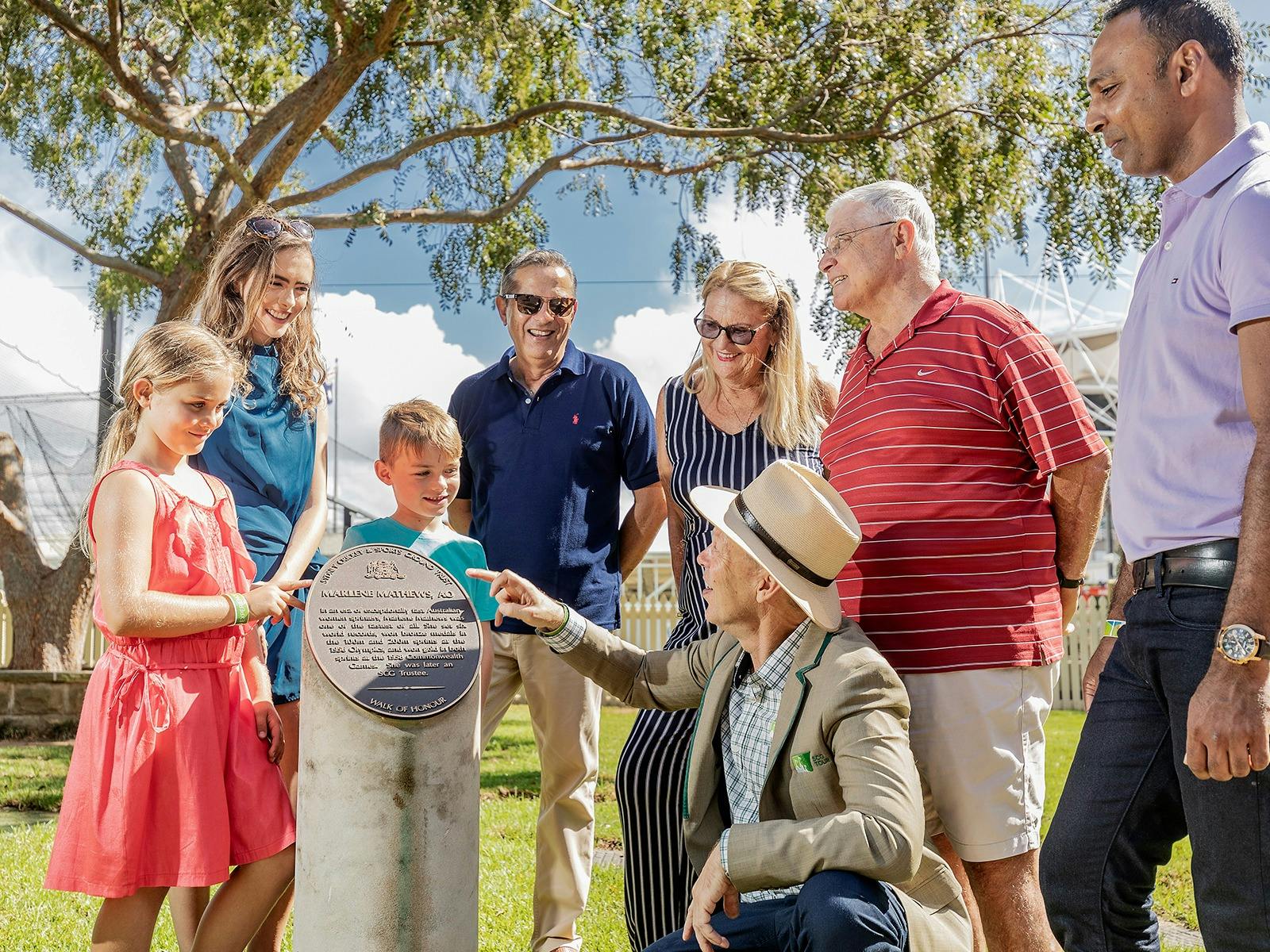 Take in the history of the Walk of Honour