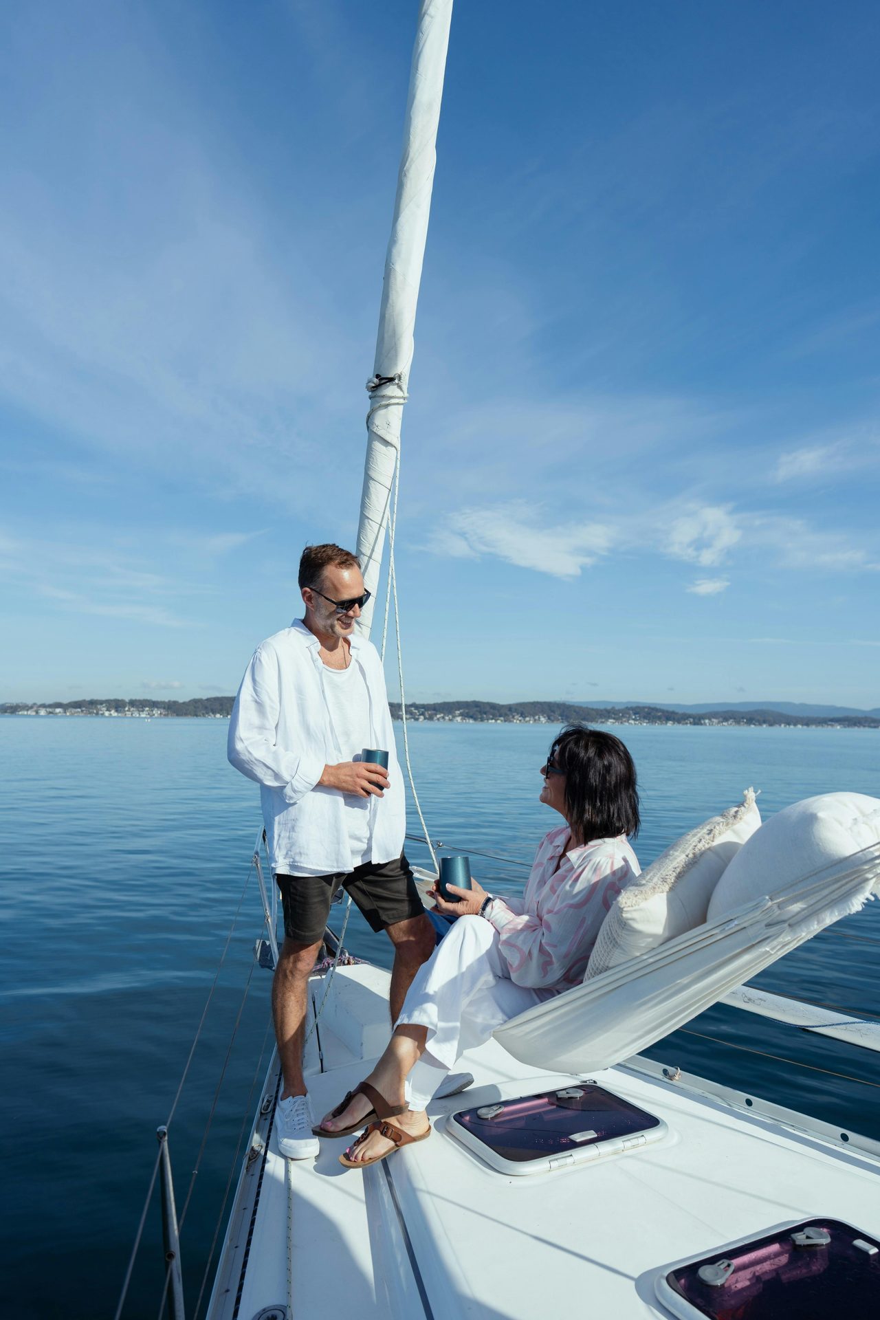 Relax and watch Lake Macquarie wake , surounded by nature