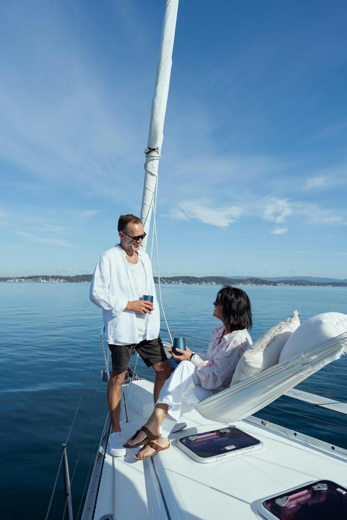 Watch the lake wake from tranquility to activity