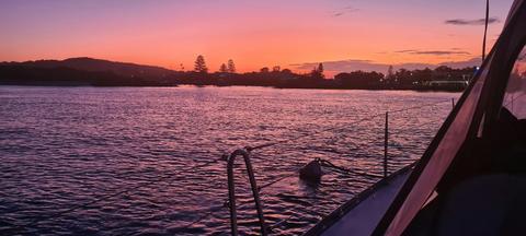 Dusk on the lake
