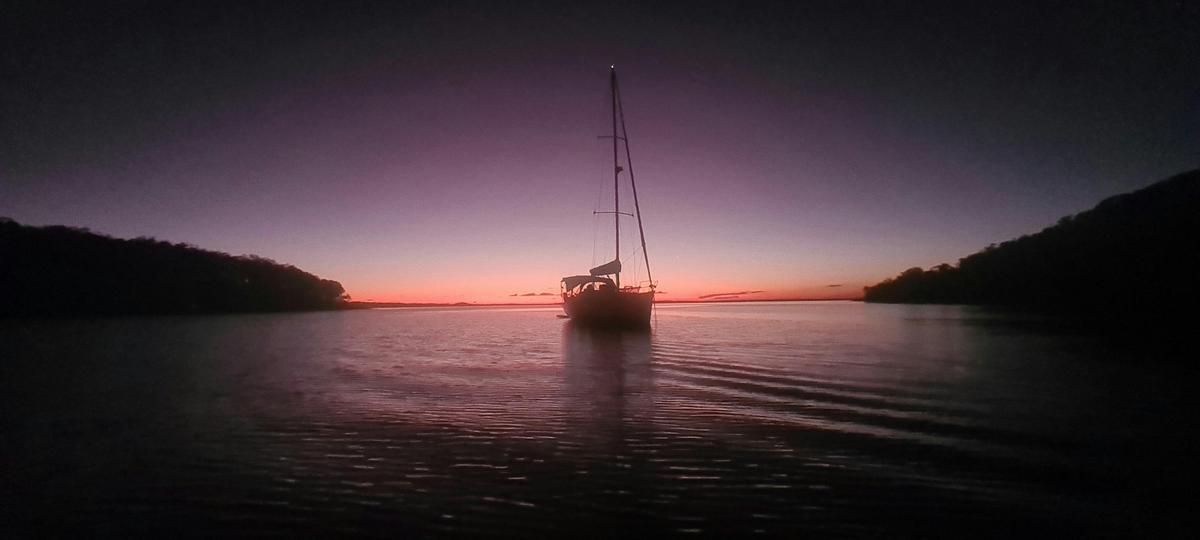 Tranquility at sunset