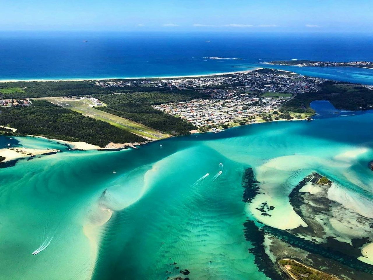 Lake Macquarie Aerial View
