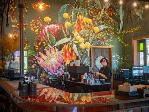 Sip Specialty Coffee Surrounded by Aussie Flora