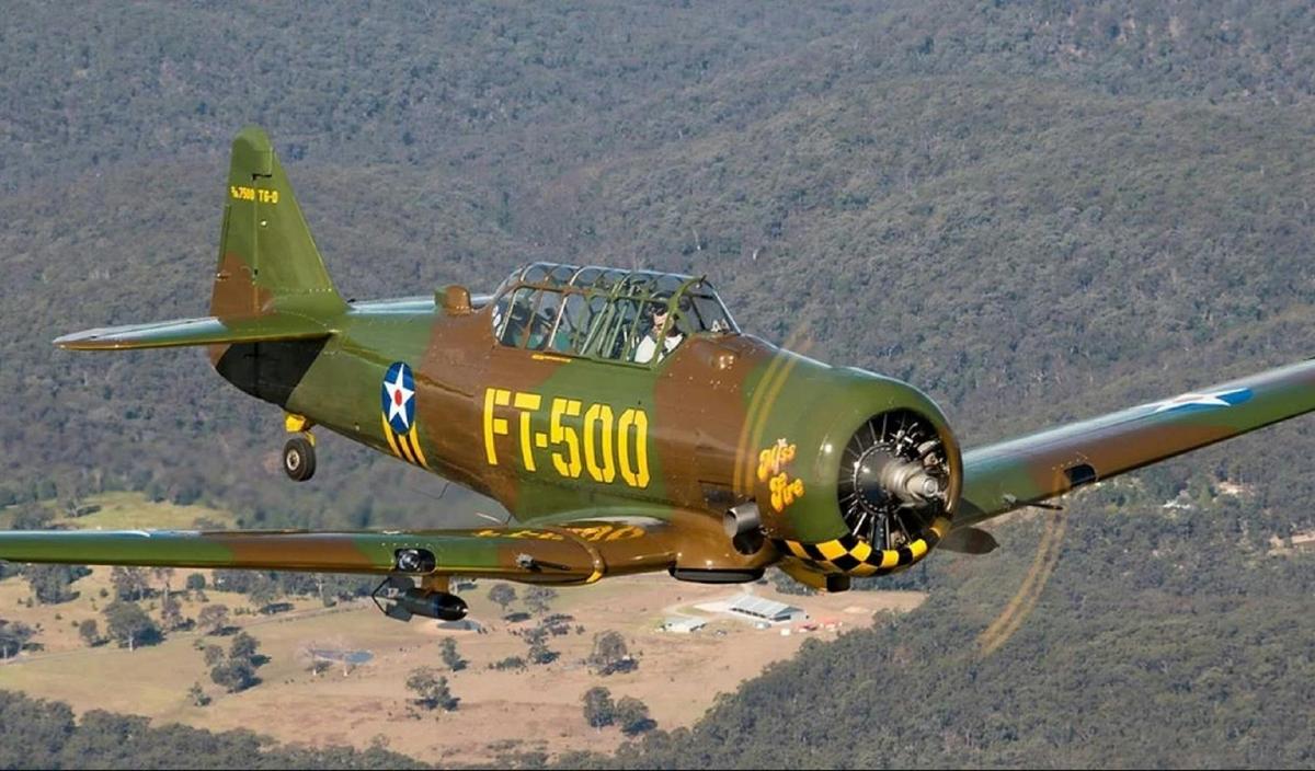 T6 Texan - 1942 WW2 Aerobatic Fighter Experience