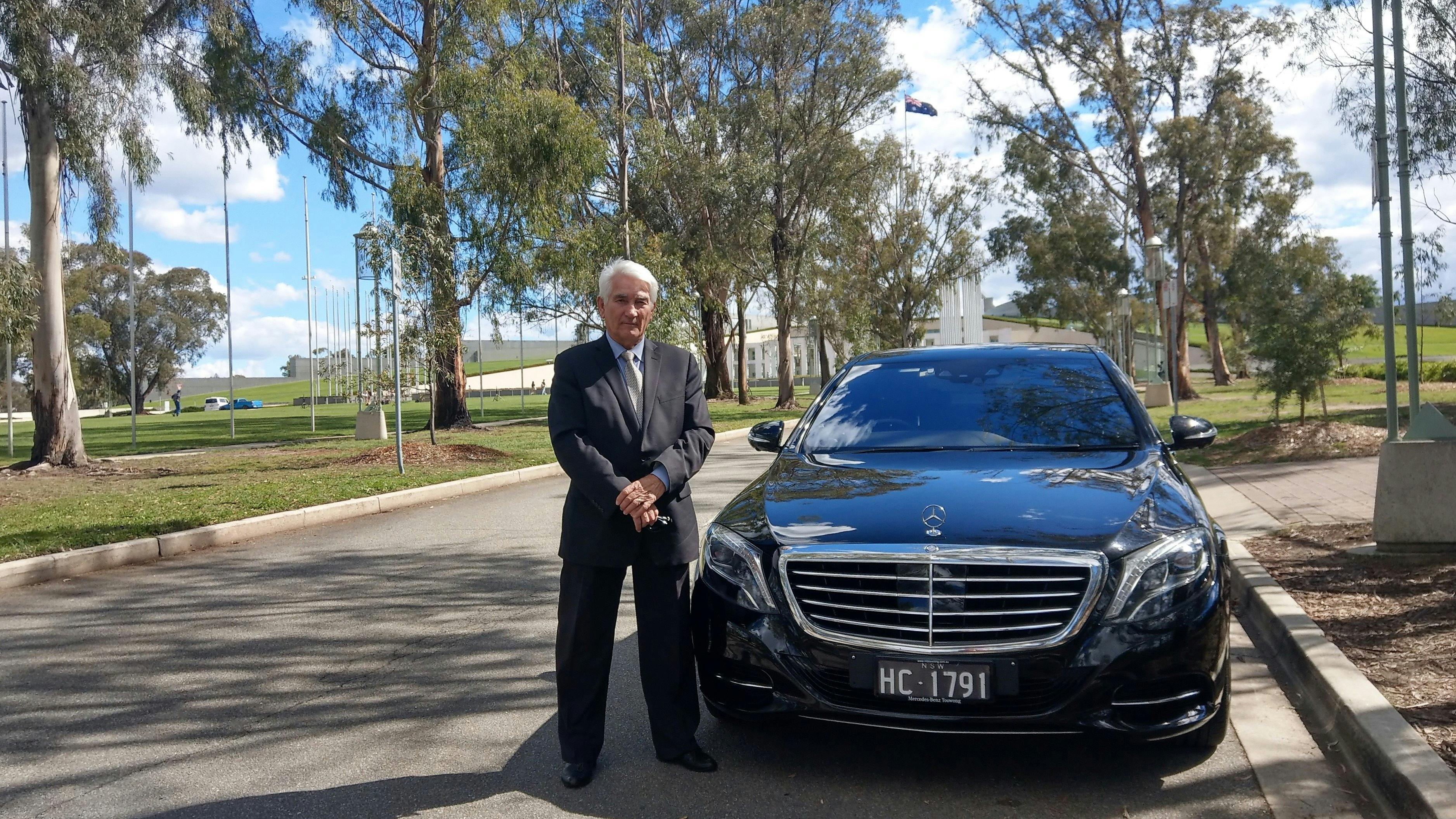 On a Business trip with a client for a day to and from Canberra