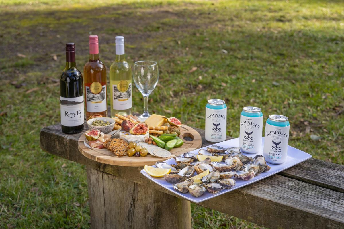 Enjoy local produce like oysters, beer and wine.