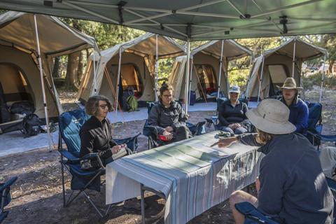 Morning briefing on the Light to Light walk