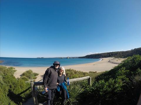 One of the Beaches along the trail