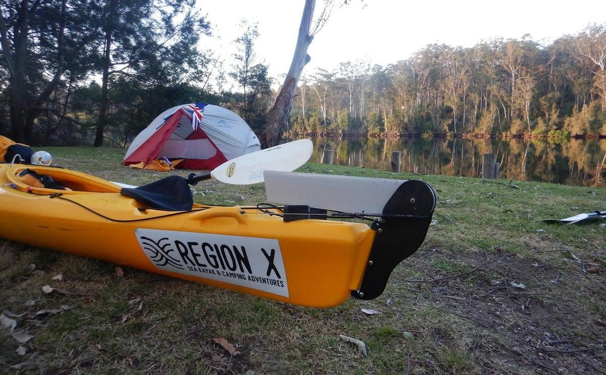 Camp beside the river